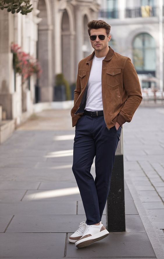 effortless urban style for men layering ideas and color palettes for 2025